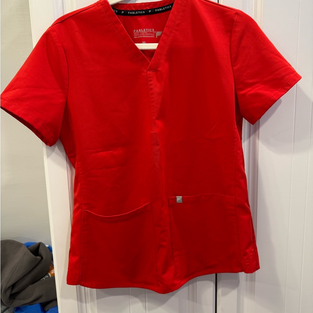 Fabletics Bold Red Performance Top